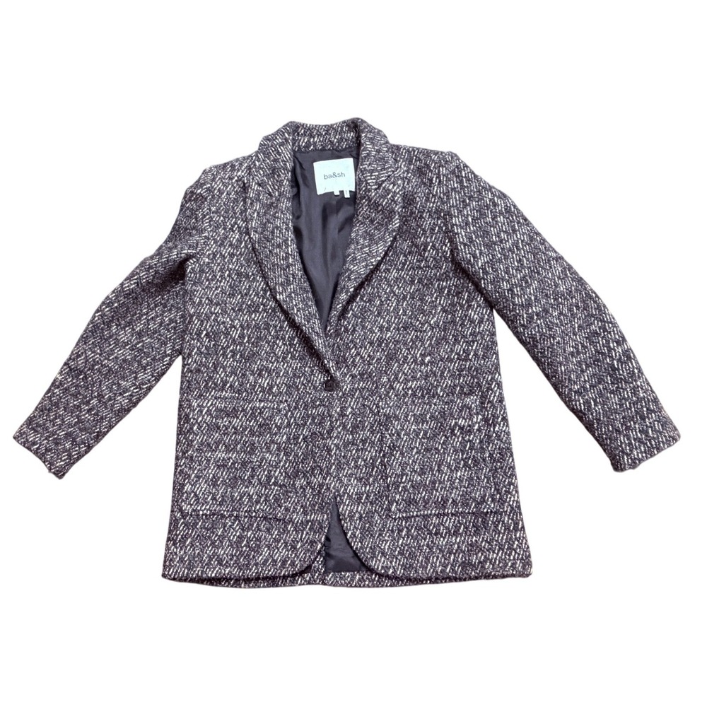 Ba&sh "Lady Jacket"  Blazer Jacket Brown Thick US S $515 Dark Academia Parisian - Picture 6 of 9